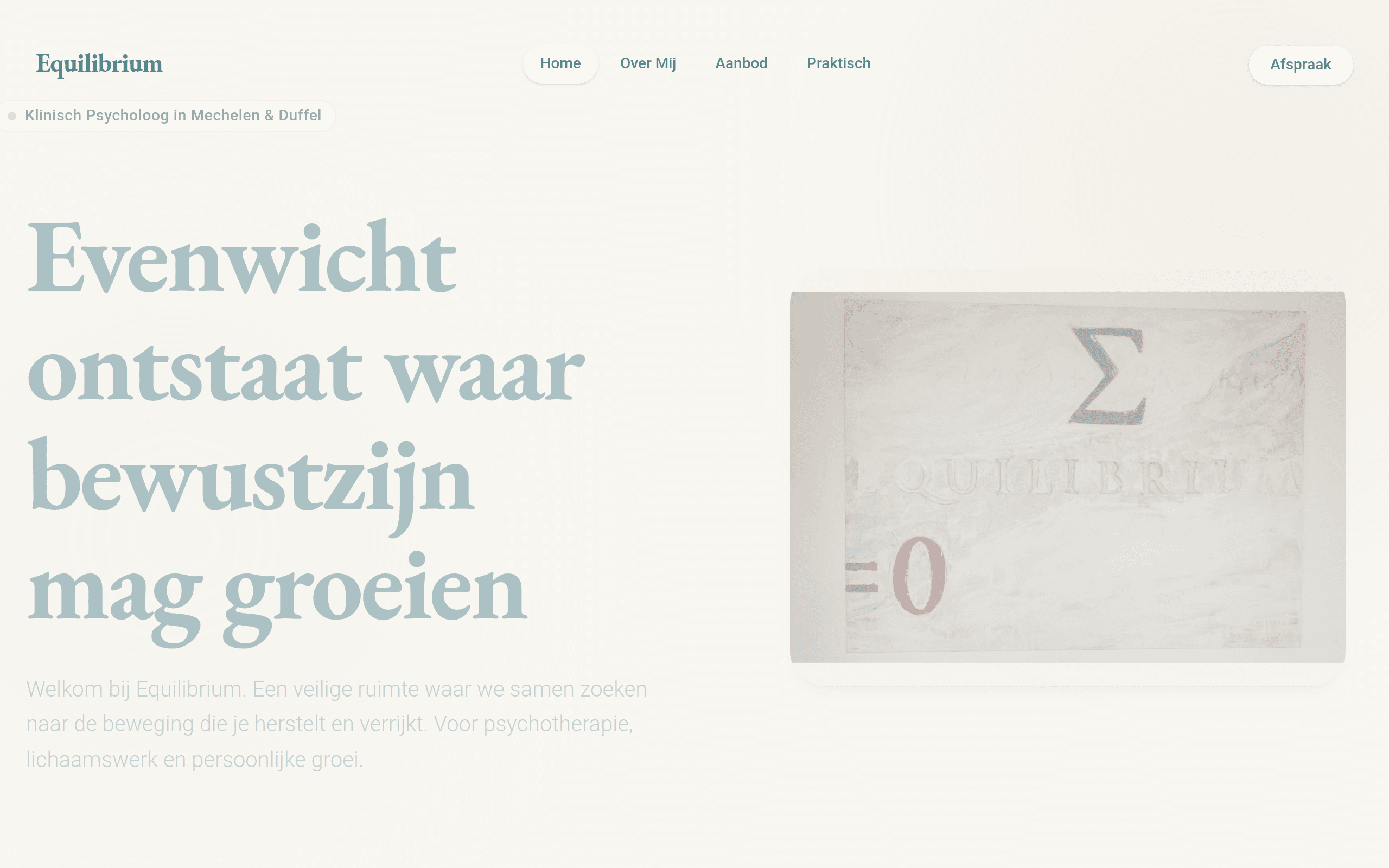 Equilibrium Praktijk | Marie Van Hauwe